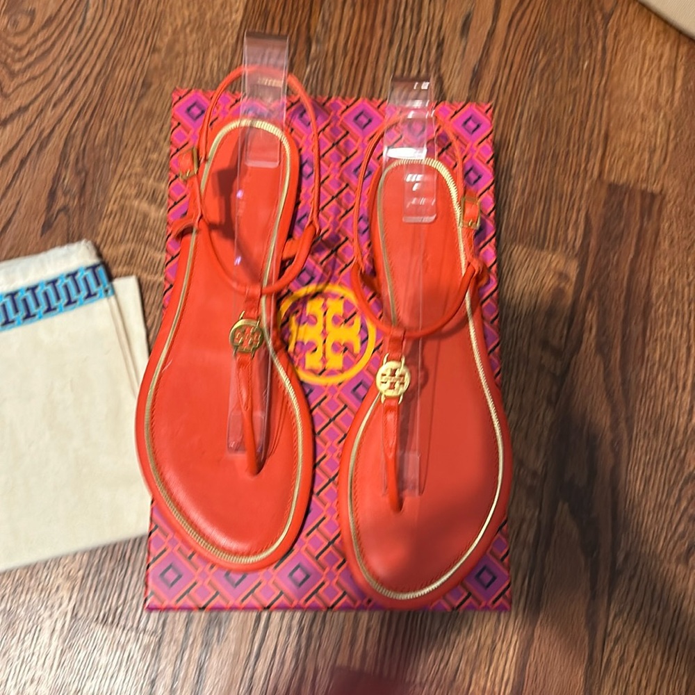 Tory Burch Emmy Flat Sandal - Bright Samba